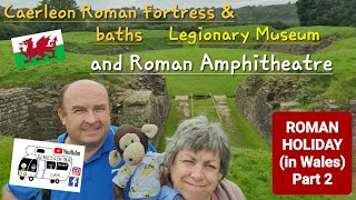 305 Caerleon Castle Roman Fortress and Baths Legionary Museum and Roman Amphitheatre Wales [upl. by Dahlstrom]