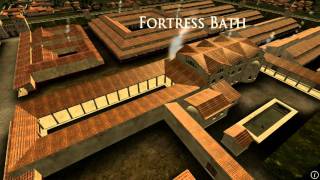 Animation of ancient Roman Fort in Caerleon Wales [upl. by Lottie]