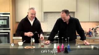 How to make a frappé coffee using an aerolatte milk frother [upl. by Diet]