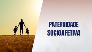 Paternidade socioafetiva [upl. by Lessard]