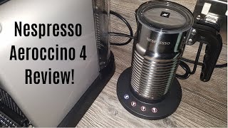 Nespresso Aeroccino 4 Milk Frother Review  Worth upgrading from the Aeroccino 3 [upl. by Denney]