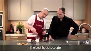 How to make a hot chocolate using an aerolatte milk frother [upl. by Aniraz124]