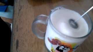 Aerolatte Review Frothing Cold Milk In Under 1 Minute [upl. by Vitia]