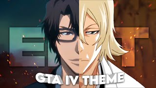 Aizen x Urahara  GTA IV Theme Edit [upl. by Alorac182]